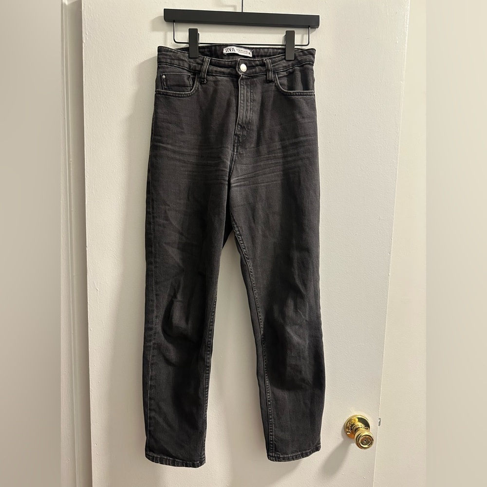 Zara Black Jeans Mom Fit